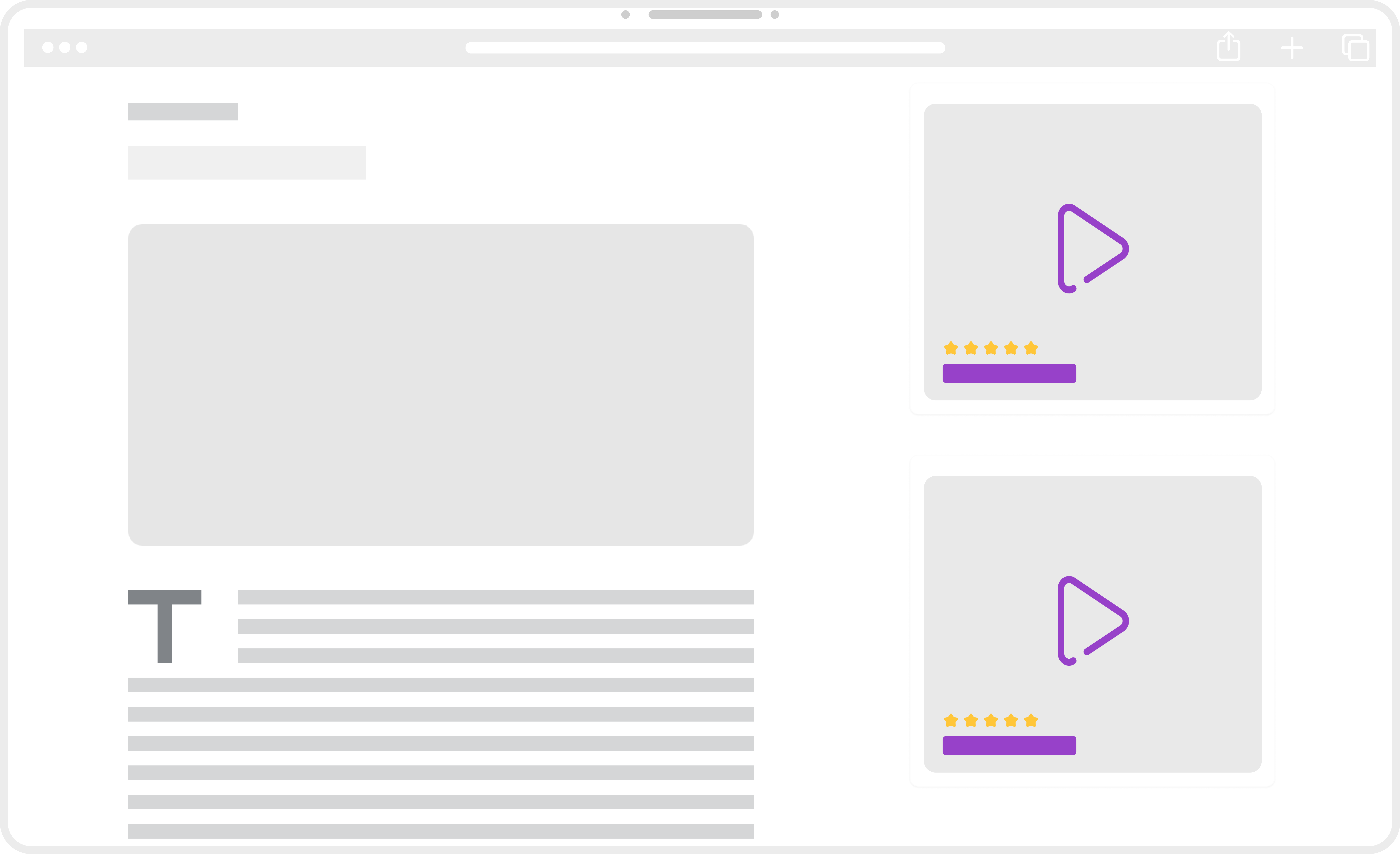 Avis clients intégrés dans un article de blog