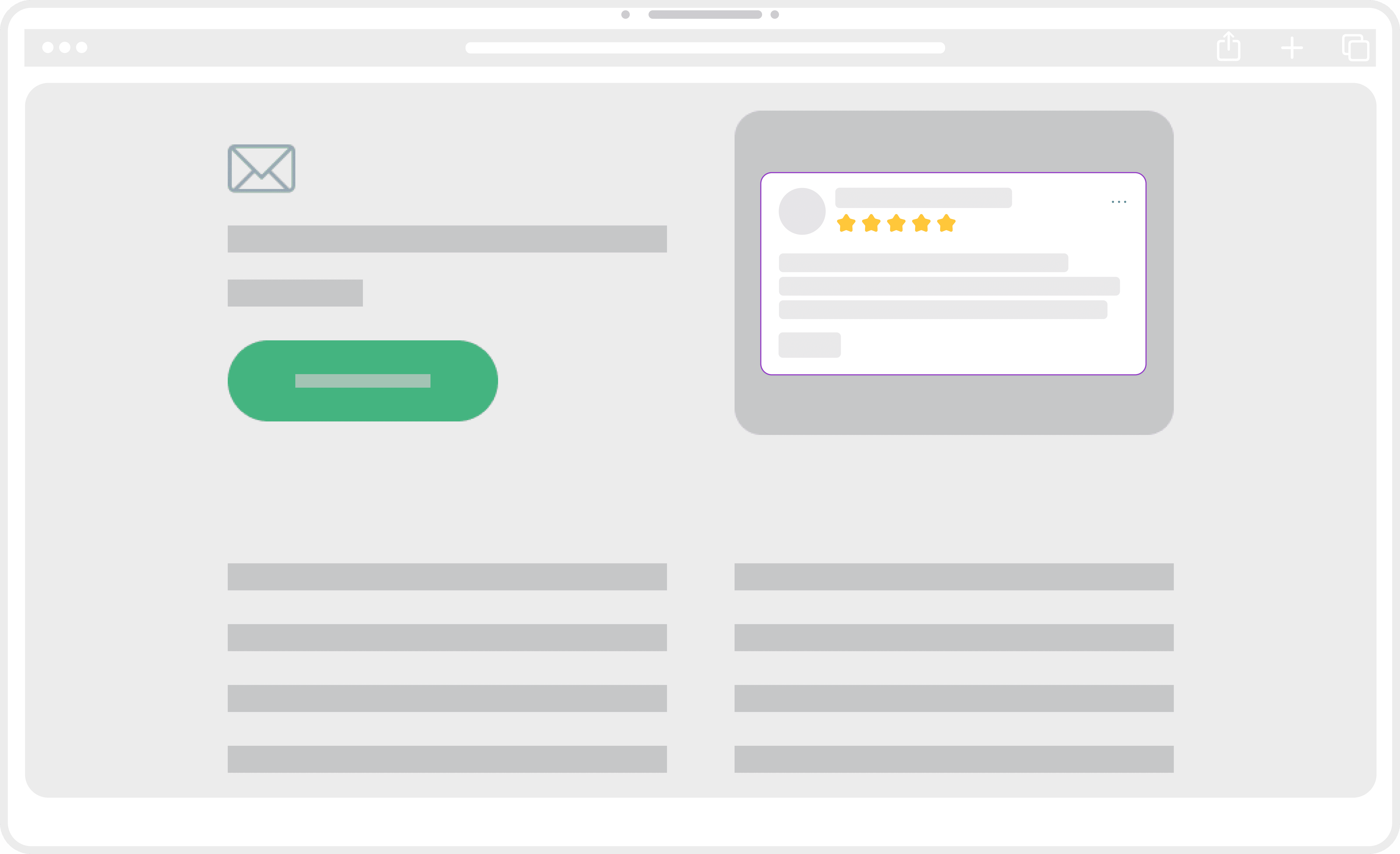 Avis clients intégrés dans une campagne email
